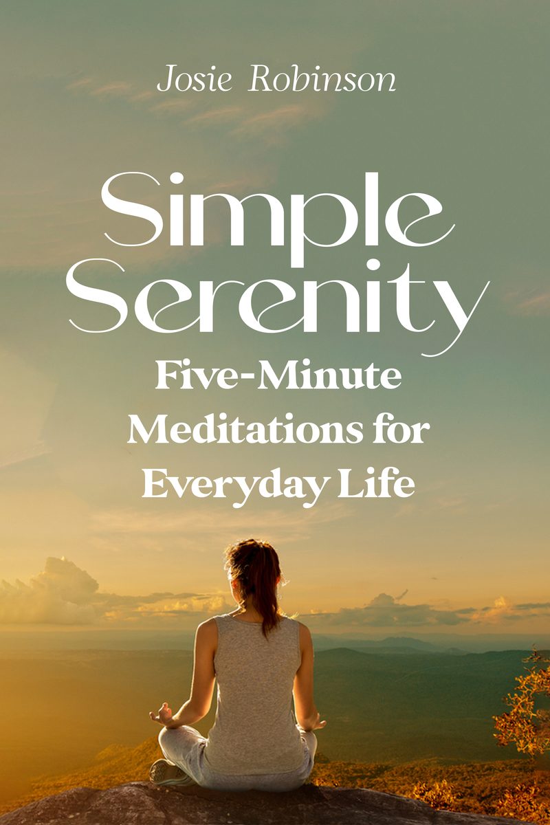 Simple Serenity book cover design by WowPlum
