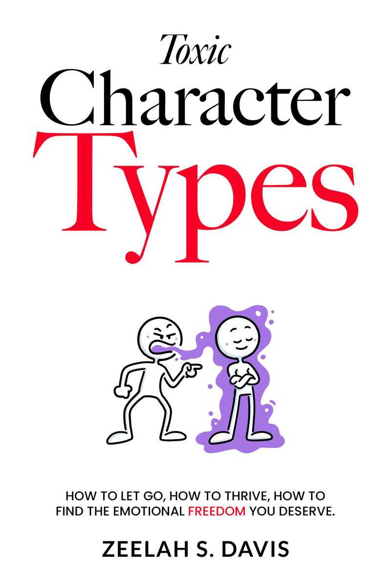 Toxic Character Types book cover design by WowPlum