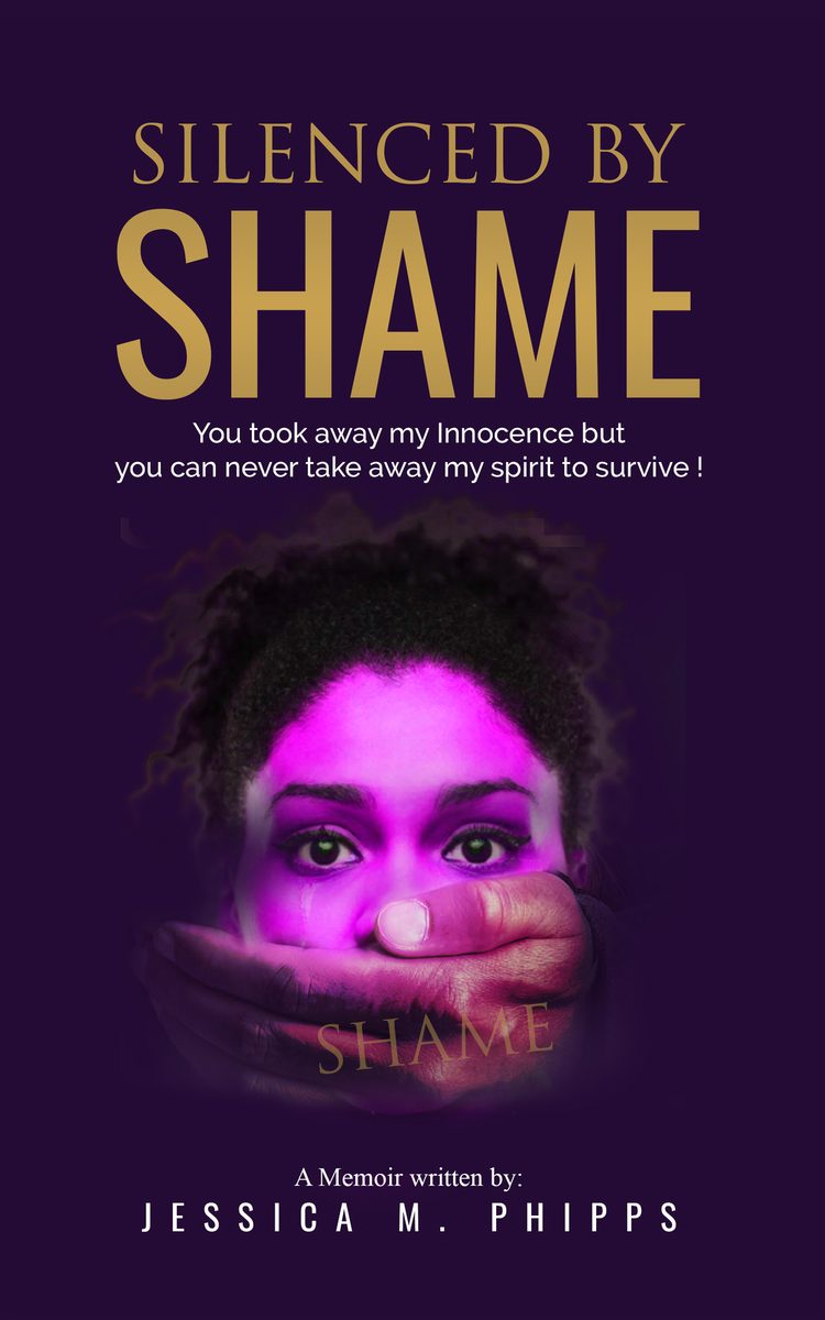 Silenced by Shame book cover design by WowPlum