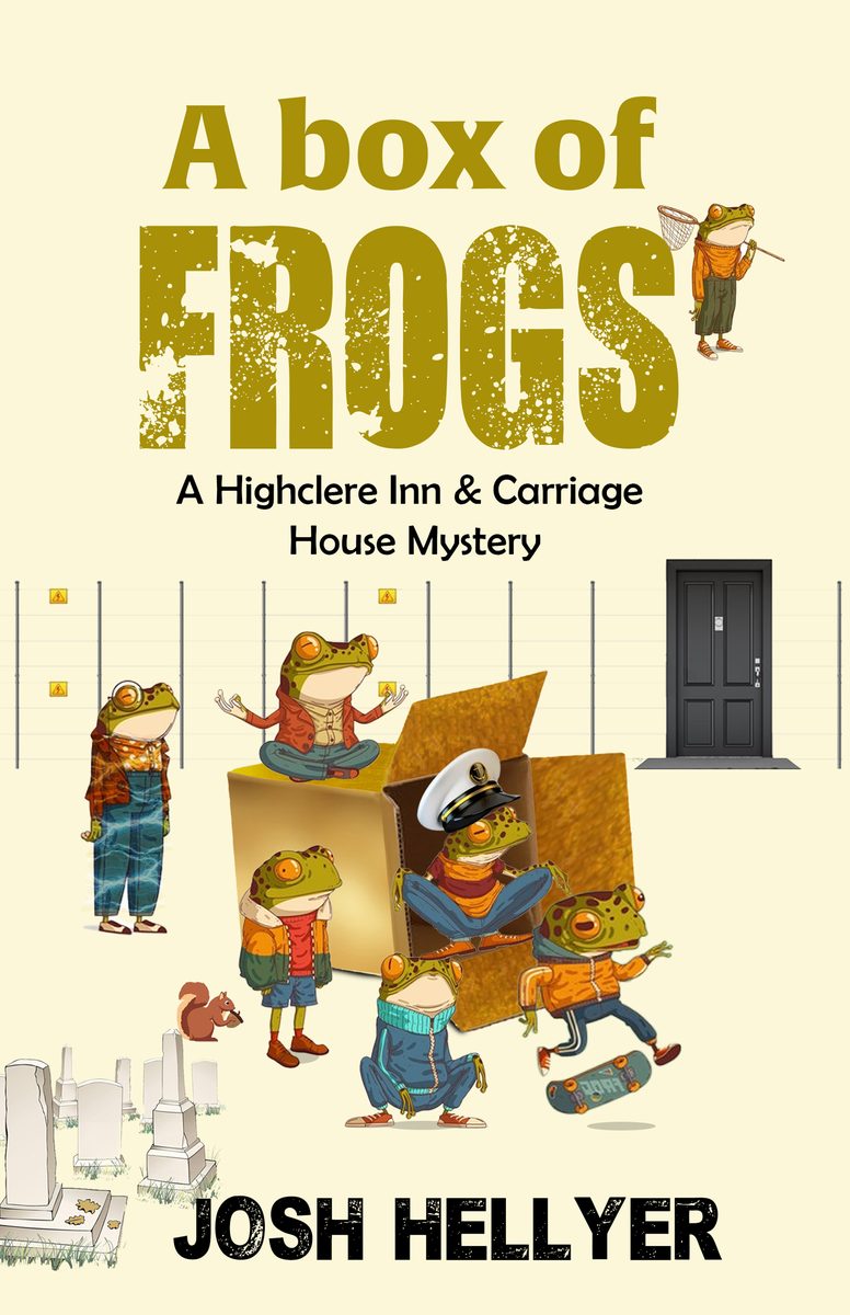 A Box of Frogs book cover design by WowPlum
