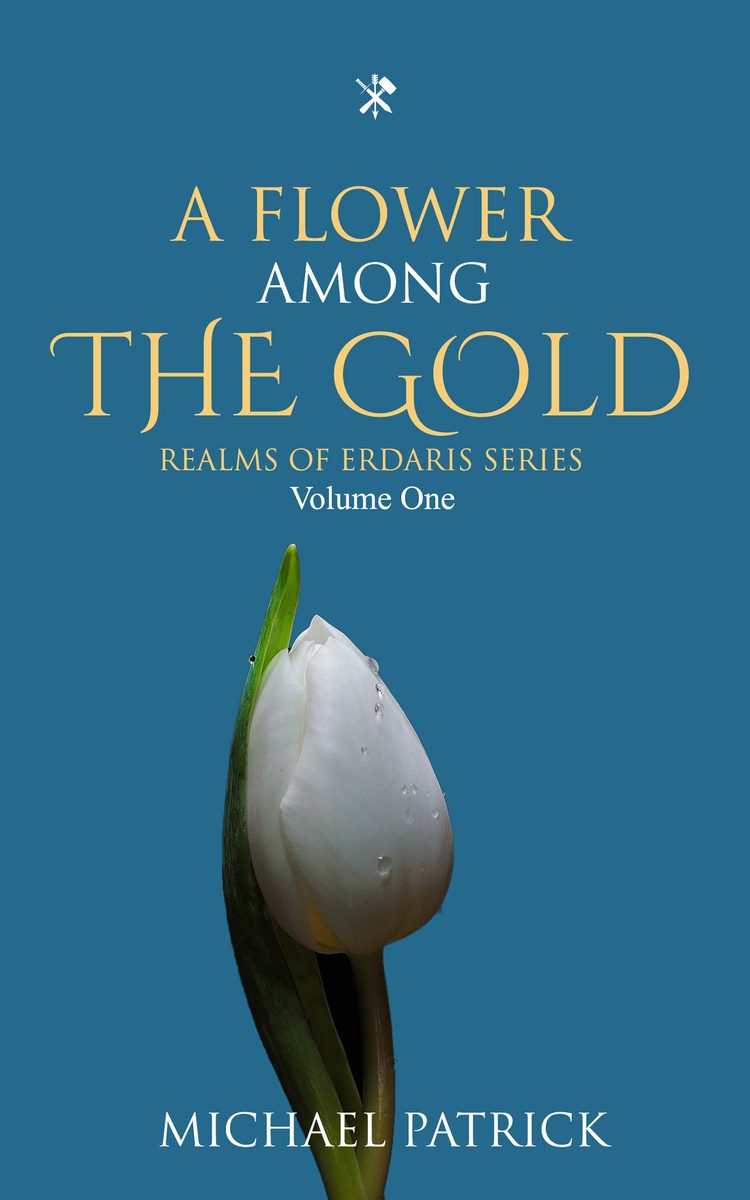 A Flower Among the Gold book cover design by WowPlum