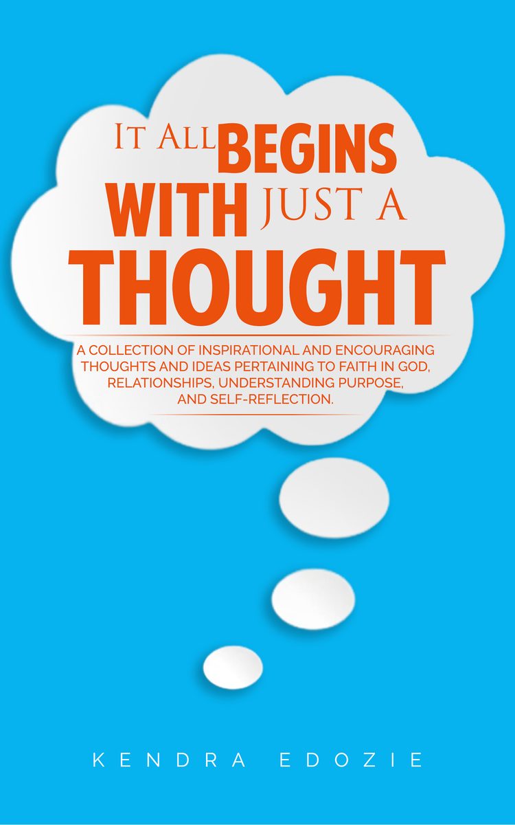 It All Begins With Just a Thought book cover design by WowPlum